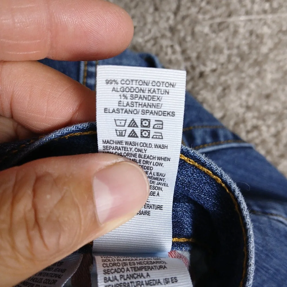 Lucky Brand 425 Classic Straight Mens Jeans Blue Medium Wash 33x34